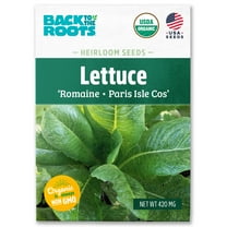 Back to the Roots Organic Romaine Lettuce 'Paris Isle Cos', 1 Seed packet