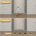 thumbnail image 2 of Parte inferior de puerta aislada, excluidor de corriente de aire de puerta aislada de un lado de 96 cm, sello de puerta autoadhesivo a prueba de viento para puertas, insonorizado, protege de corrient, 2 of 5
