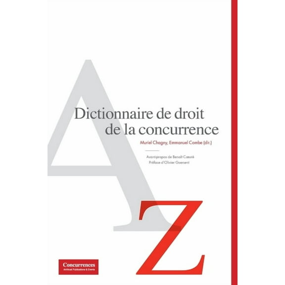 Dictionnaire de droit de la concurrence, (Paperback)
