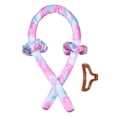 thumbnail image 2 of 2X Diadema con Varilla para Rizar Sin Calor, Rizos Ondulados, Rizador Perezoso, Conjunto de Herramientas, Teñido Anudado Rosa Yinane Varilla que se encrespa sin calor, 2 of 8