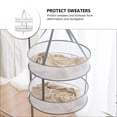 thumbnail image 3 of FONDOTIN Lightweight Grey Clothes Drying Net for Socks Towels Underwear Bras with Foldable Design, 3 of 8