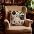 thumbnail image 4 of 18x18 Inch Christmas Pillow Cover - Reversible Zippered Decorative Pillowcase for Couch & Bed, Fade-Resistant Holiday Home Decor, 4 of 6