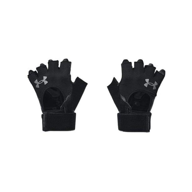 Guante de halterofilia Under Armour para hombre, color negro, talla L