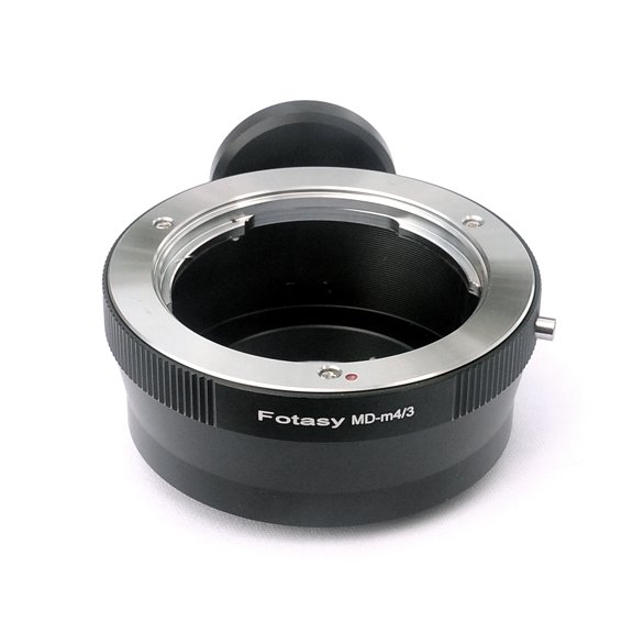 Fotasy Minolta MD Lens to Micro MFT M43 Mirrorless Camera Adapter, with Tripod Mount