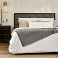thumbnail image 2 of Sunbeam Microplush Electric Heated Throw, 50" x 60", 4 Heat Settings, Fast Heating, 4-Hour Auto Shut-Off, Cozy Warmth, 2 of 8