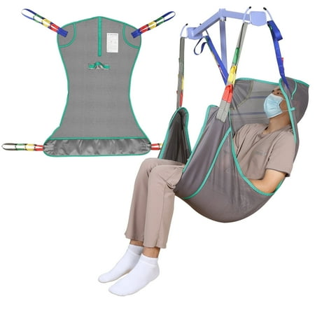 EZ Assistive Universal Full Body Patient Lift Sling Transfer and Bathing 500lb Weight Capacity S