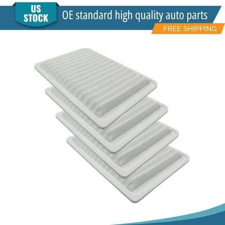 YXPCARS 4PCS Front Engine Air Filter for Toyota Camry 2007-2017 Venza 2009-2016 2.4L 2.5L 2.7L, New Air Filter Replacement (CA10171)