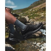 CMR CHAMARIPA Mens Elevator Shoes | Black Leather Trainers That Make You Taller 8CM / 3.15 Inches