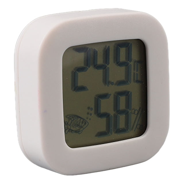 Hygrometer , Fish Intuitive High Accuracy Sensor for Indoor for Fish White,,Blue