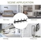thumbnail image 3 of Coat Hooks For Wall, 2 Pack Gift Stainless Steel Coat Racks Heavy Duty, 3 of 5