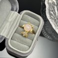 thumbnail image 1 of Contemporary Geometric Copper Ring Lightweight and Comfortable to Wear, 1 of 3