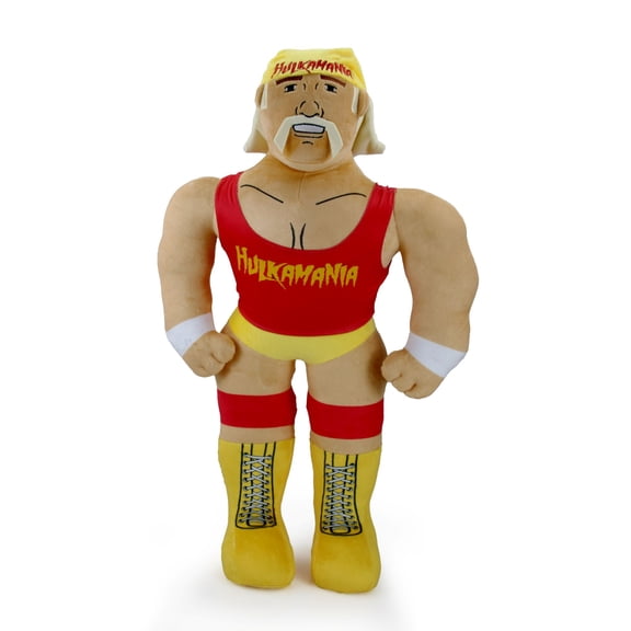 WWE 23" Full Body Plush Hulk Hogan, Stuffed Action Figure, Children Ages 3 