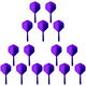thumbnail image 1 of 5 Uds Plumas Y Ejes Integrados 2BA Tornillo en () Púrpura, 1 of 8