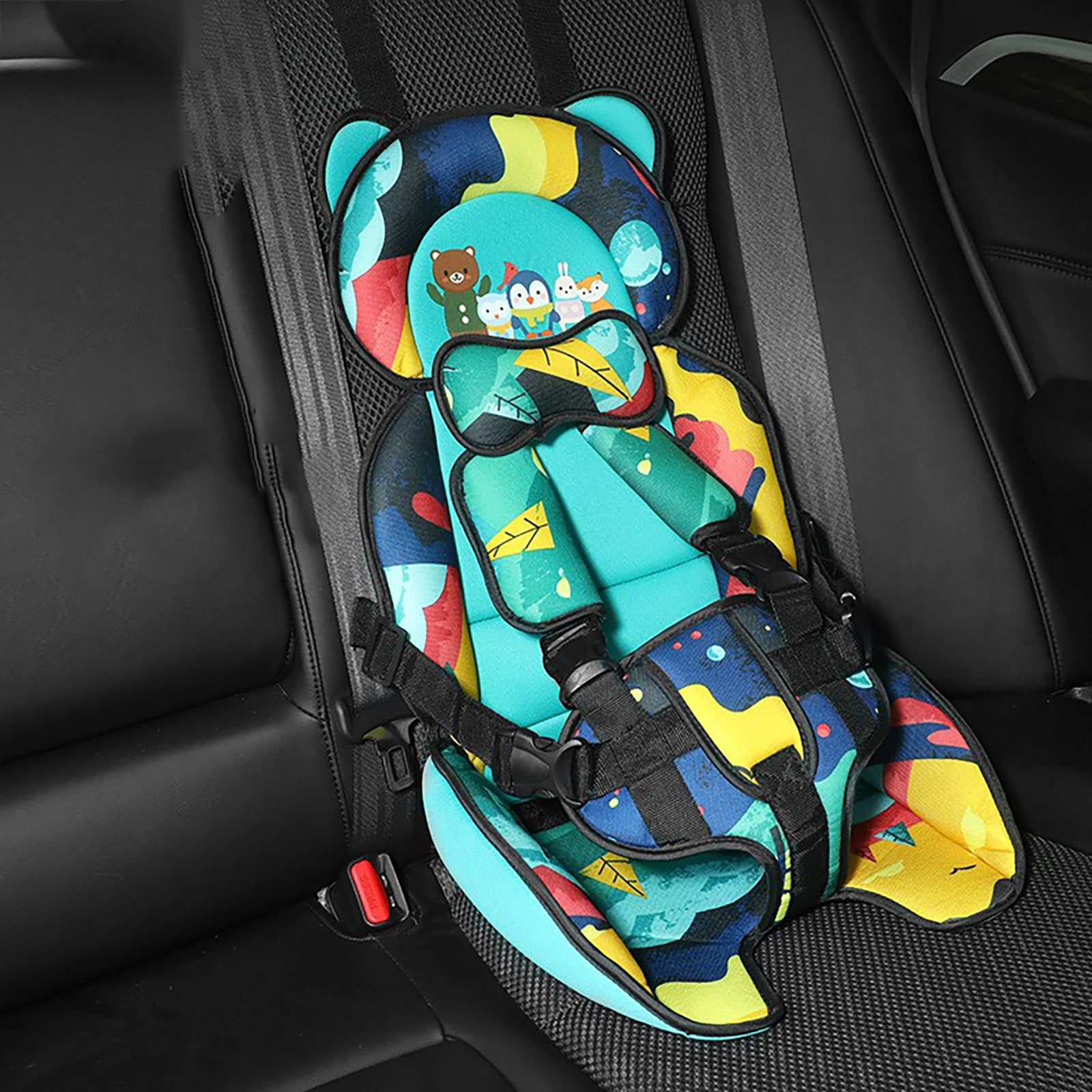 Viflosae Clearance Seat Portable Car Baby 0 4 12 General Car Strap Booster Pad Top School picks on Rollback Walmart