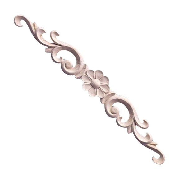 Tizuqe Antique Wooden Frieze Trim With Intricate Floral Pattern For Ceiling Paneling