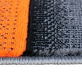 thumbnail image 6 of Masada Rugs Modern Contemporary Mat Area Rug, Orange Grey Black (2 Feet X 3 Feet) Mat, 6 of 7