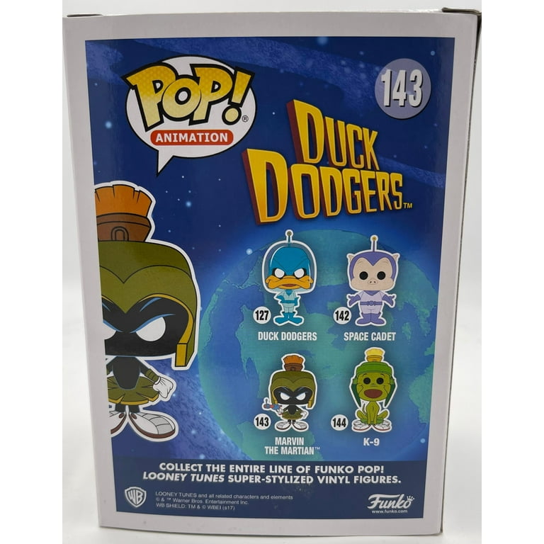 ファンコ POP! 143 ダック・ドジャース マービン・ザ・マーシャン Duck Dodgers Marvin the Martian (Neon Orange) SDCC Exclusive