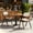 Beige - Brown Walnut, variant on MAYEERTY 2-Set Wood Foldable & Stackable Dining Chairs for Dining Room, Woven Seat & Back, Natural