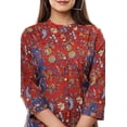 thumbnail image 5 of Vihaan IMPEX Multicolor Floral Printed Hot Top Casual Kurti for Women Shirt, 5 of 5