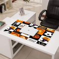 thumbnail image 3 of Long Mouse Pads for Desk,Halloween Icons Collage Pattern Desk Mats on Top Of Desks, Desk Mouse Pad Extra Large with 3mm Non-Slip Base and Stitched Edge for Gaming,Office,Work,Home 31.5x15.7in, 3 of 5