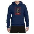 thumbnail image 2 of Our Lady of Guadalupe Blessed Virgin Mary Religious Inspirational/Christian Unisex Graphic Hoodie Sweatshirt, Navy, 2XL, 2 of 3