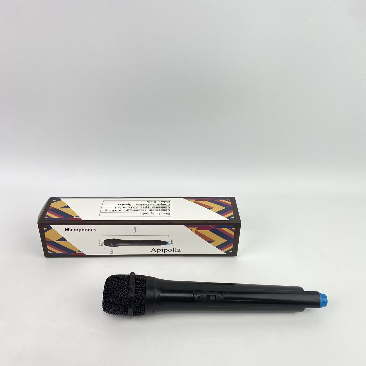 Apipolla Microphones,Karaoke Microphone, Dynamic Vocal Microphone for Speaker,Handheld Mic with On and Off Switch