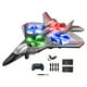 thumbnail image 4 of Avión teledirigido con luz, regalo para niño, helicóptero, de 360 degree, planeador RC portátil, juguete volador para exteriores, avión RC Rojo, 4 of 8