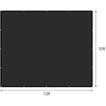 thumbnail image 3 of CAMWINGS RV Awning Privacy Screen Shade Panel Kit Sunblock Shade Drop 10 x 12ft, Black, 3 of 7