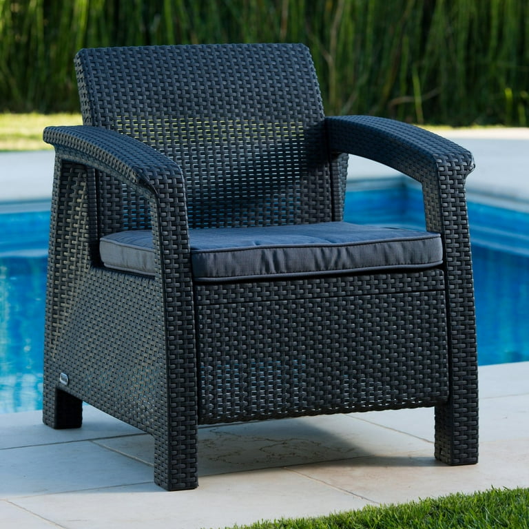 Keter corfu on sale resin wicker armchair