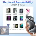 thumbnail image 5 of USB C Charger Fast Charging for iPhone 18 17 16 15 - 2 Pack 20W PD USB C Wall Charger with 6FT Cable Compatible with iPhone 18/18 Pro/18 Pro Max/Air, 17/17 Pro/17 Pro Max/Air, 16/15 Pro Max Plus, iPa, 5 of 5
