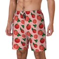 thumbnail image 2 of Xecao Tomatoes for Men's Swimming Trunks Swim Trunks Quick Dry Swim Shorts with Mesh Lining Funny Swimwear Bathing Suits, 2 of 9