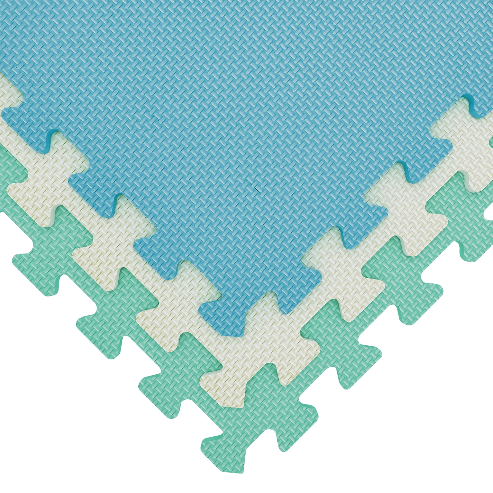Whifea 54pcs Foam Puzzle Play Mat Interlocking EVA Floor Mat for Gym & Kids Activity Non Toxic