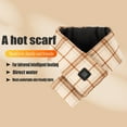thumbnail image 3 of LYXSSBYX Usb Electric Heating Scarf Hot Sale Clearance USB Smart Charging Neck and Shoulder Winter Cold Protection and Warm Heating Men and Women Scarf, 3 of 8
