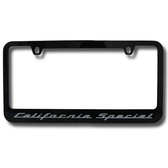Ford California Special Engraved Black License Plate Frame Official Licensed