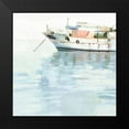 thumbnail image 2 of Borges, Victoria 12x12 Black Modern Framed Museum Art Print Titled - Harbor Impression II, 2 of 5