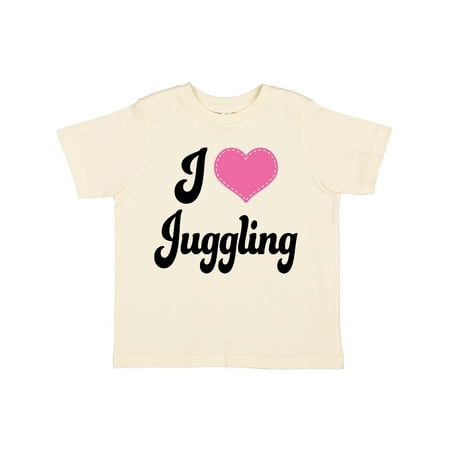 

Inktastic I Love Juggling Gift Toddler Toddler Girl T-Shirt