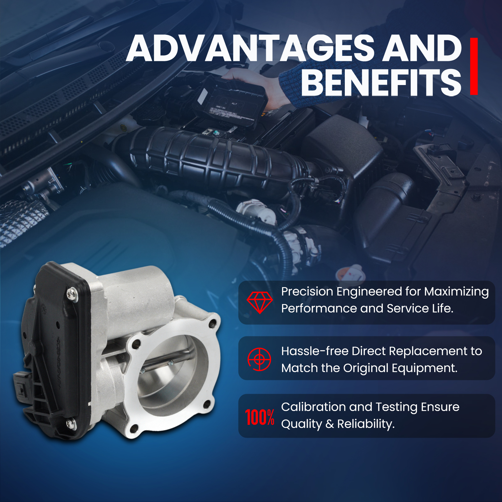 MOCA AUTOPARTS Electronic Throttle Body Fit for 2009-2020 Ford Escape 2.5L & 2010-2011 Mercury Milan 3.0L 2.5L & 2013-2020 Lincoln MKZ 2.0L
