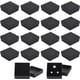 thumbnail image 1 of Paquete de 24 cajas de regalo negras para joyería, de 7 x 7 x 3 cm, de cartón kraft con esponja para collares, pendientes, anillos y pulseras., 1 of 6