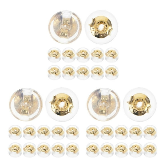 Masteelf 18 Pairs Of Earring Lifters for Droopy Ears Earring Backs Silicone Earring Backs Safety Earring Stoppers Replacement Earring Backs Women Girls Earring Supports