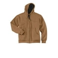 thumbnail image 5 of CornerStone Men's Heavyweight Full-Zip Hooded Sweatshirt with Thermal Lining. CS620, 5 of 6