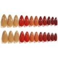 thumbnail image 4 of Fall Fashion Glossy Almond Press On Nails - 24 Pieces - Artificial Nail Kit, 4 of 5