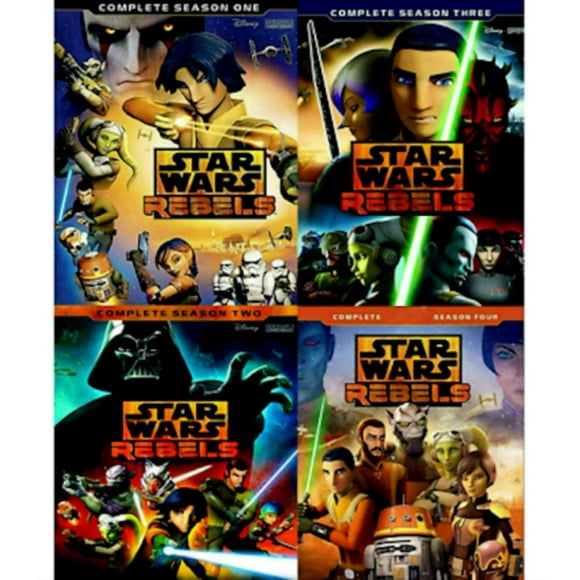 J&G Star Wars Rebels: Seasons 1-4 (DVD 14-Dsic) Série Animée Complète 1 2 3 4