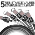 thumbnail image 5 of Bandas de resistencia zhiamz resistance band set 200 lbs con anclaje de puerta y accesorios, 5 of 5
