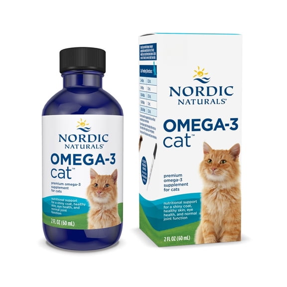 Nordic Naturals Omega-3 Cat, Liquid, Fish Oil For Cats, with EPA & DHA 2 Oz