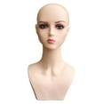 thumbnail image 4 of Realistic Mannequin Head Display Stand Tabletop Manikin for Jewelry s Displaying Making Styling Hats Beginner Stylist Shopping Mall Style B, 4 of 10