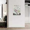 thumbnail image 3 of Farmhouse Floral Wall Art Country Flower Hummingbird Pictures Wall Decor Rustic Christian Bible Verse Canvas Paintings Modern Artwork Home Decorations for Bathroom Bedroom Living Room Office 12"x16", 3 of 6