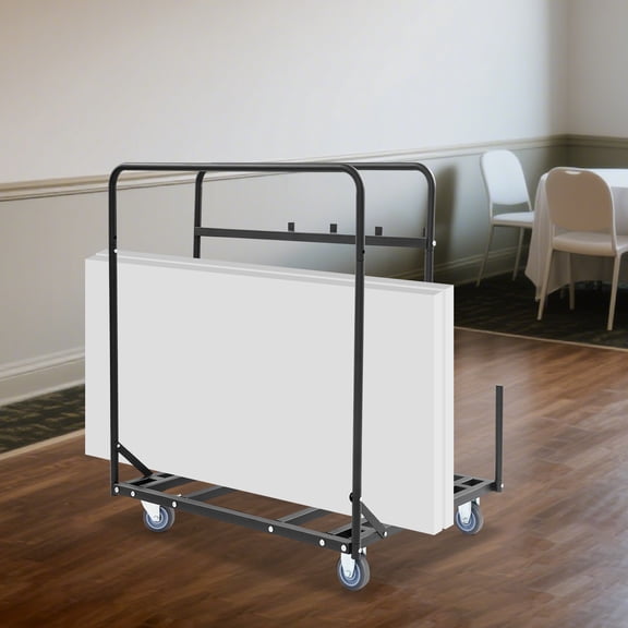 Multi-Load Table Chair Mover, 5 Tables 14 Chairs or 14 Tables Capacity, Removable Design & Smooth Edges, Perfect for Event Planners, Facility Managers