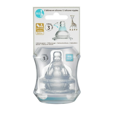UPC: 3056564505601 | Mii Sophie La Girafe Silicone Nipples – 2 ct