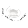 thumbnail image 2 of Sahpxhe Bird Feeders Outdoor, Plastic Window Suction Cup Feeder for Wild Birds Watching Backyard Decor White, 2 of 7