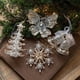 thumbnail image 5 of Adornos para árbol de Navidad de cristal acrílico 2025, copos de nieve transparentes, colgantes, decoraciones para el hogar, jardín, Año Nuevo, 5 of 5